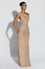 OTTILIE MAXI DRESS - GOLD