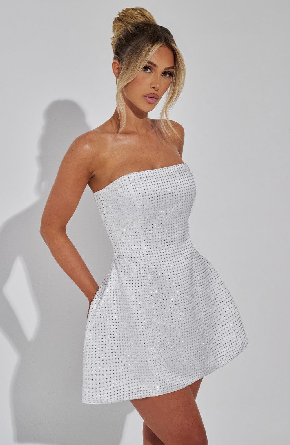 PALOMA MINI DRESS - IVORY