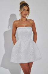 PALOMA MINI DRESS - IVORY