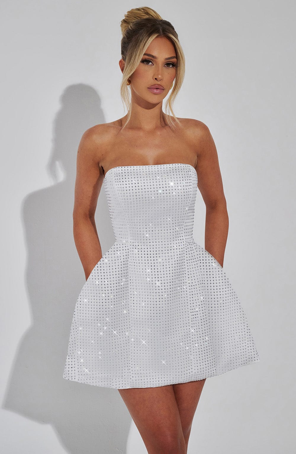 PALOMA MINI DRESS - IVORY