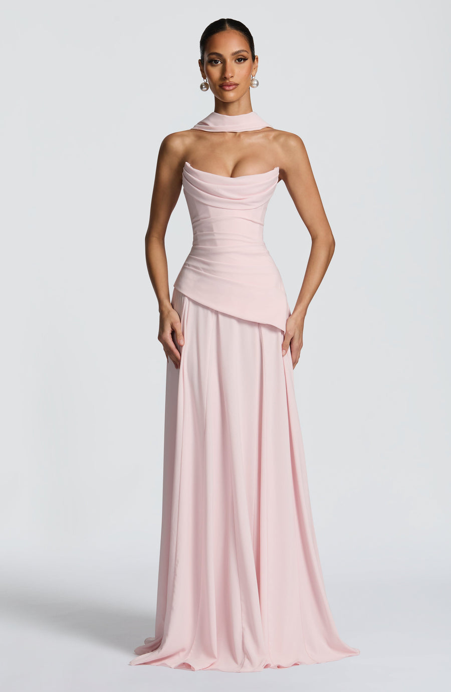 VESTIDO LARGO PATRICIA - ROSA