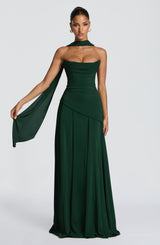 PATRICIA MAXI DRESS - EMERALD