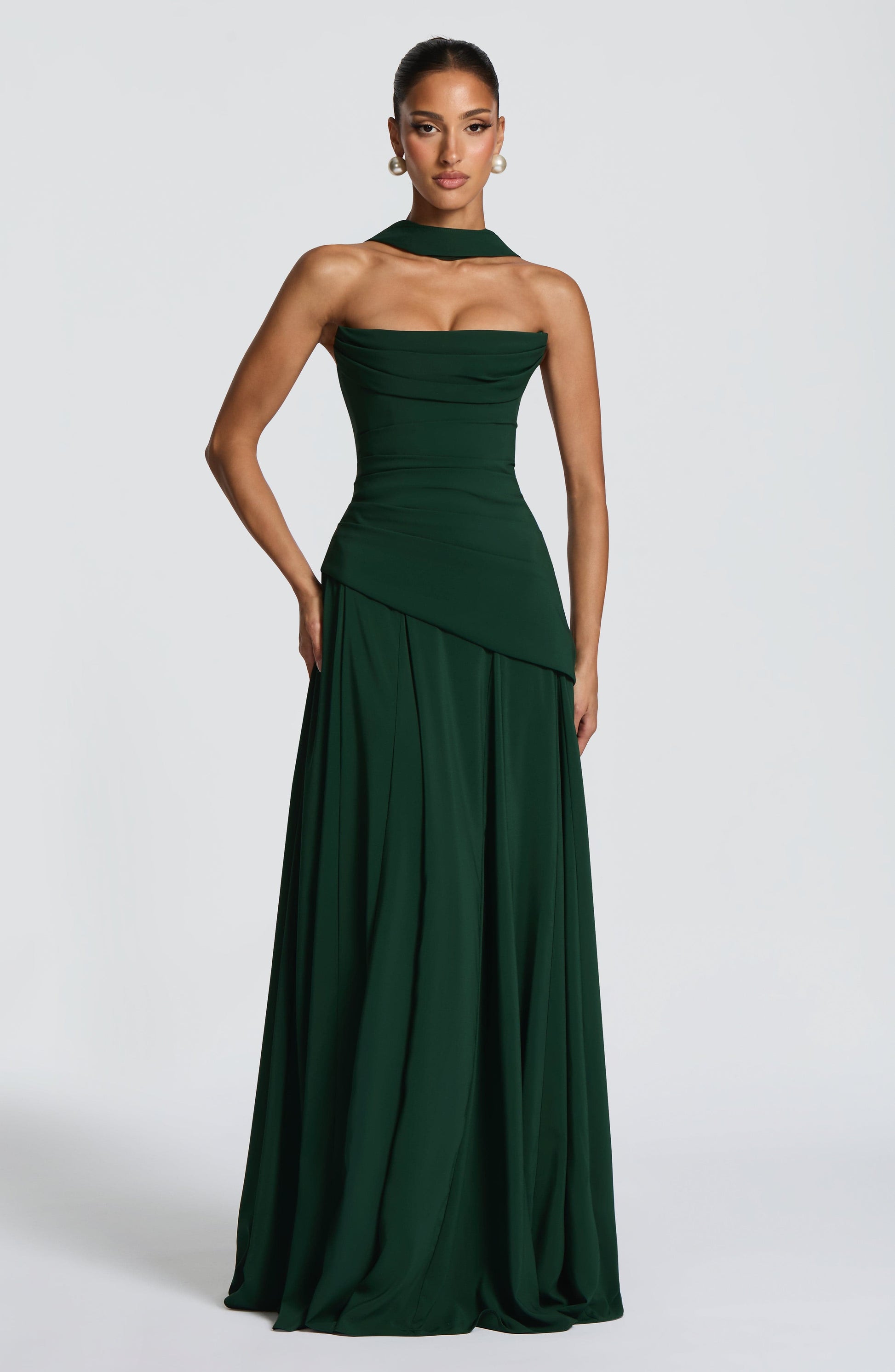 PATRICIA MAXI DRESS - EMERALD