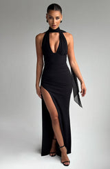 PAULINA MAXI DRESS - BLACK