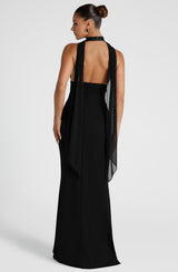 PAULINA MAXI DRESS - BLACK
