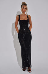 PETRA MAXI DRESS - BLACK