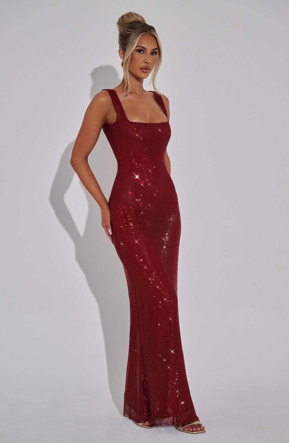 PETRA MAXI DRESS - WINE