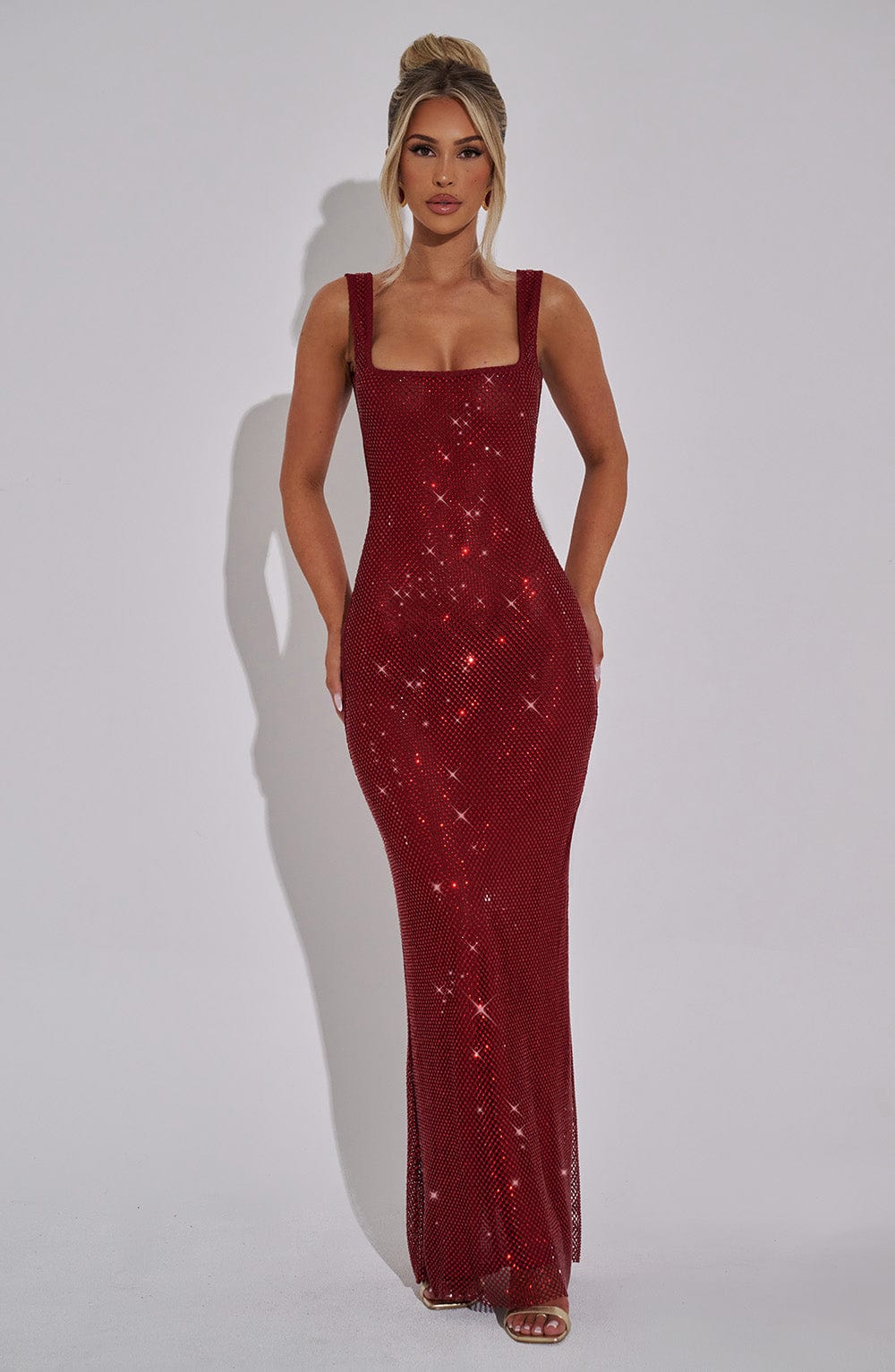 PETRA MAXI DRESS - WINE
