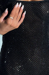 PETRA MINI DRESS - BLACK