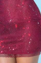 PETRA MINI DRESS - WINE