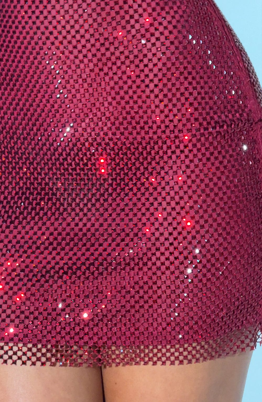 PETRA MINI DRESS - WINE