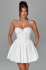 PHOEBE MINI DRESS - IVORY