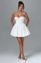 PHOEBE MINI DRESS - IVORY