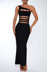 PHOENIX MAXI DRESS - BLACK