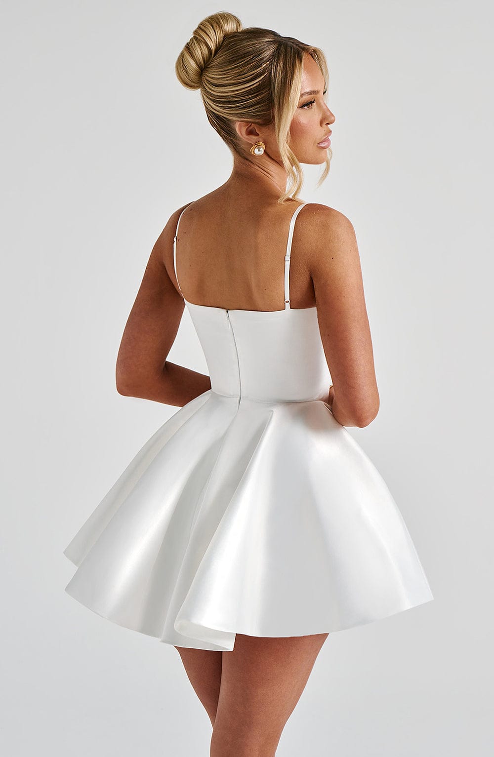 POPPY MINI DRESS - IVORY