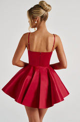 POPPY MINI DRESS - RED