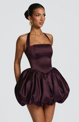 PRUDENCE MINI DRESS - PLUM