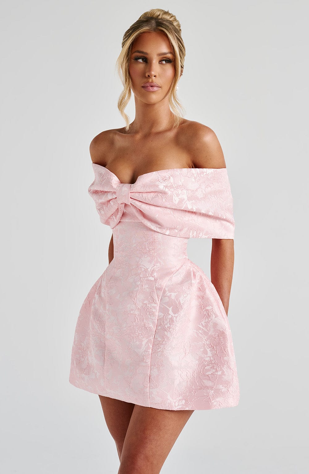 RAQUEL MINI DRESS - BLUSH
