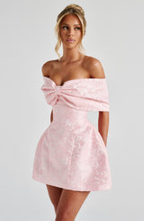 RAQUEL MINI DRESS - BLUSH