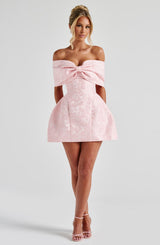 RAQUEL MINI DRESS - BLUSH