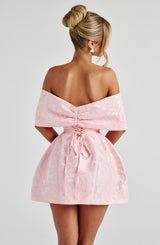 RAQUEL MINI DRESS - BLUSH