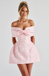 RAQUEL MINI DRESS - BLUSH