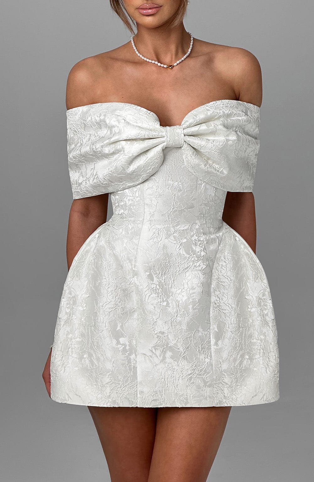 RAQUEL MINI DRESS - IVORY