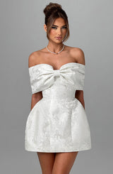 RAQUEL MINI DRESS - IVORY