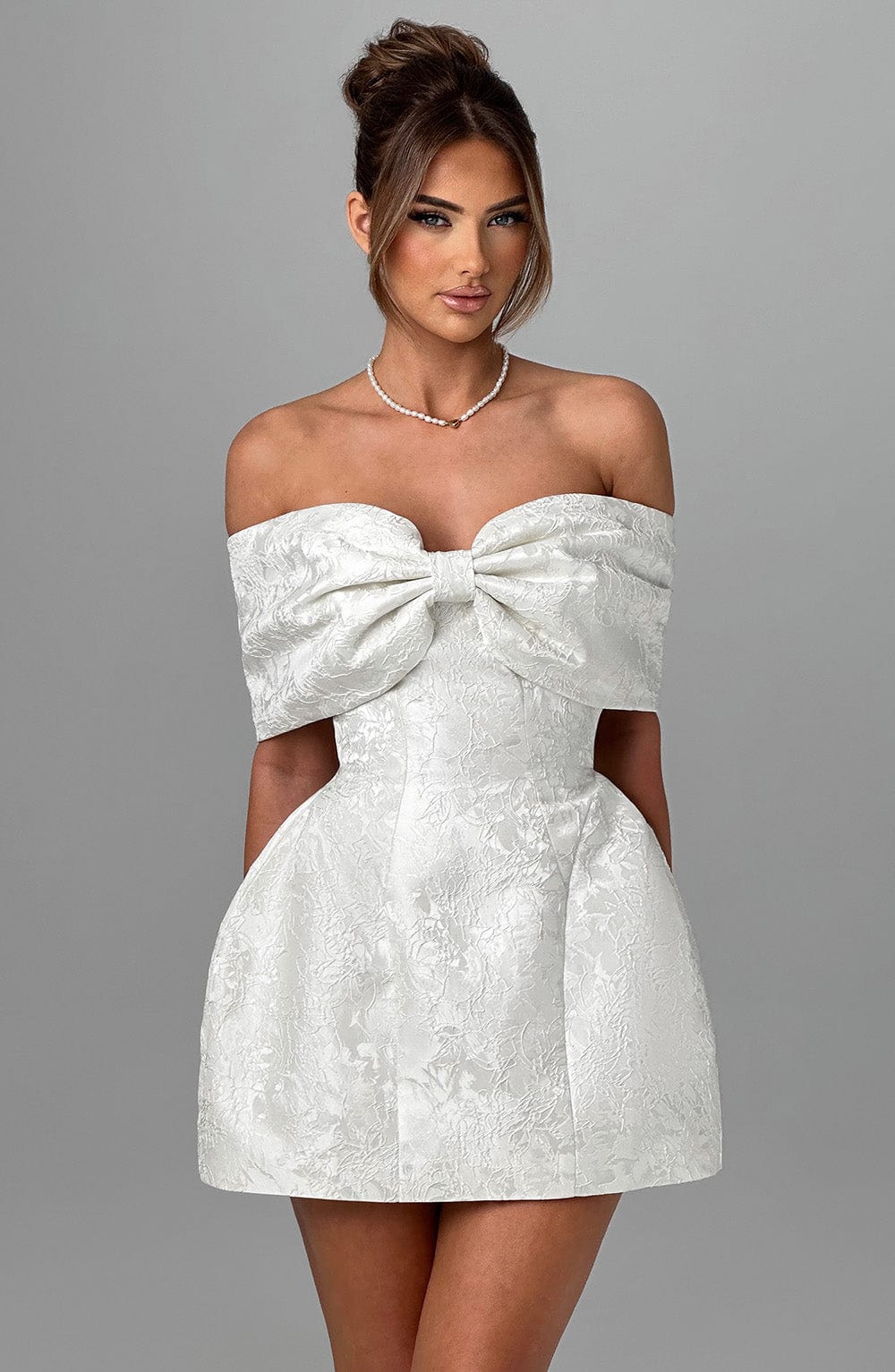 RAQUEL MINI DRESS - IVORY
