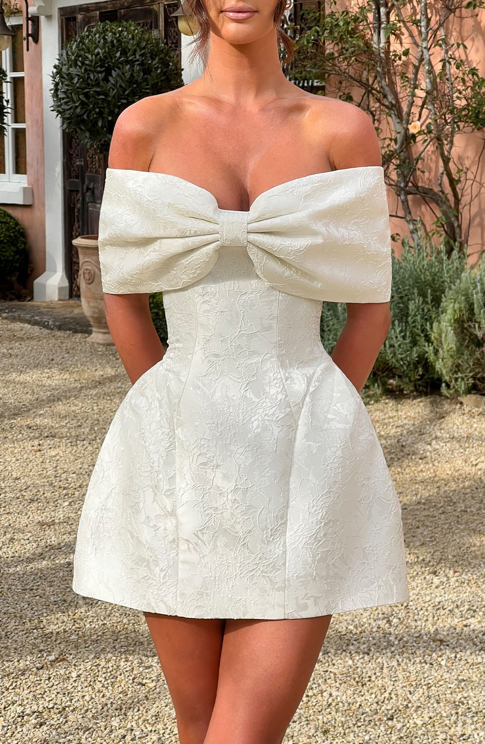 RAQUEL MINI DRESS - IVORY