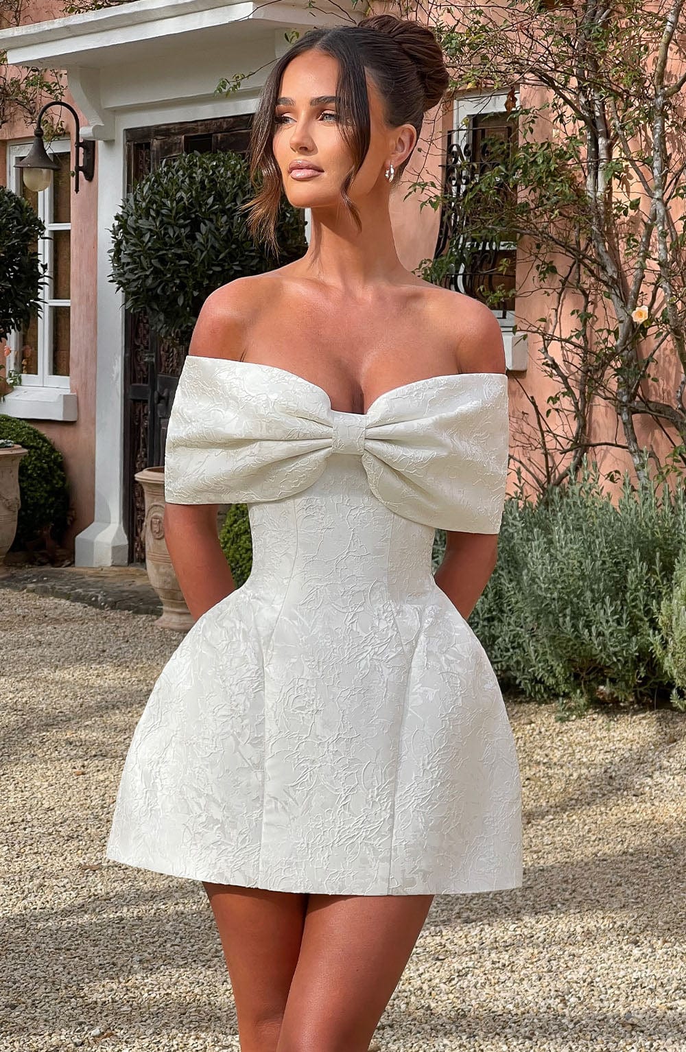 RAQUEL MINI DRESS - IVORY