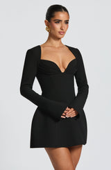 REGINA MINI DRESS - BLACK