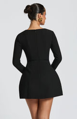REGINA MINI DRESS - BLACK