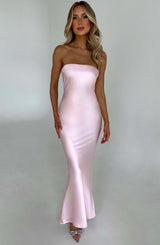 RHEANNA MAXI DRESS - BLUSH