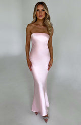 RHEANNA MAXI DRESS - BLUSH