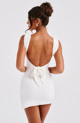 RIA MINI DRESS - IVORY
