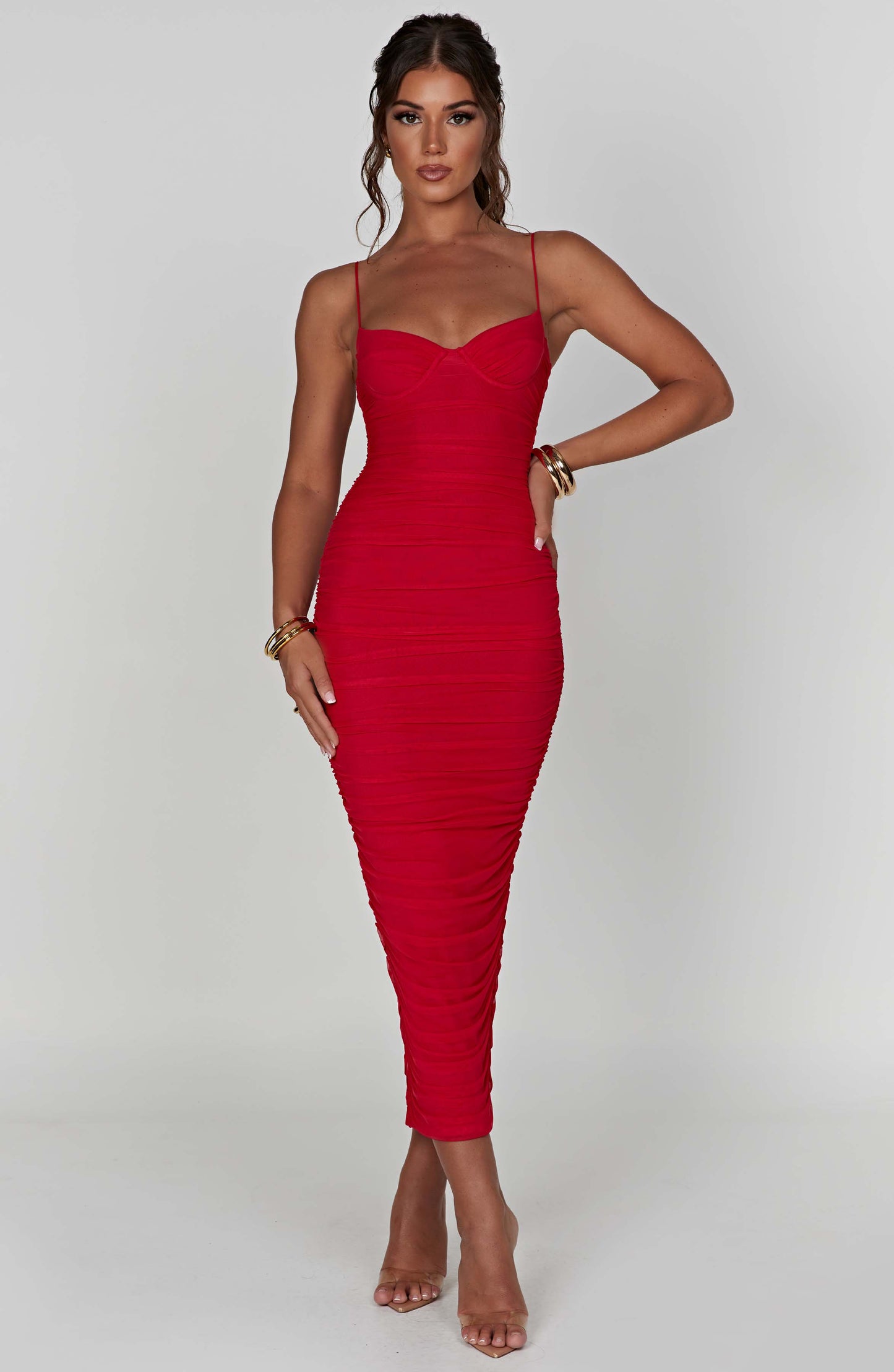 ROCHELLE MAXI DRESS - RED