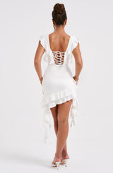 ROSALIE MINI DRESS - IVORY