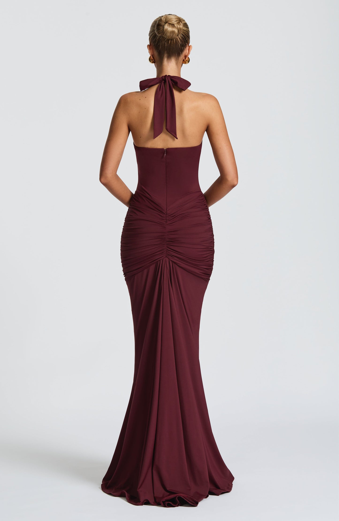 ROSETTA MAXI DRESS - CHERRY LACQUER