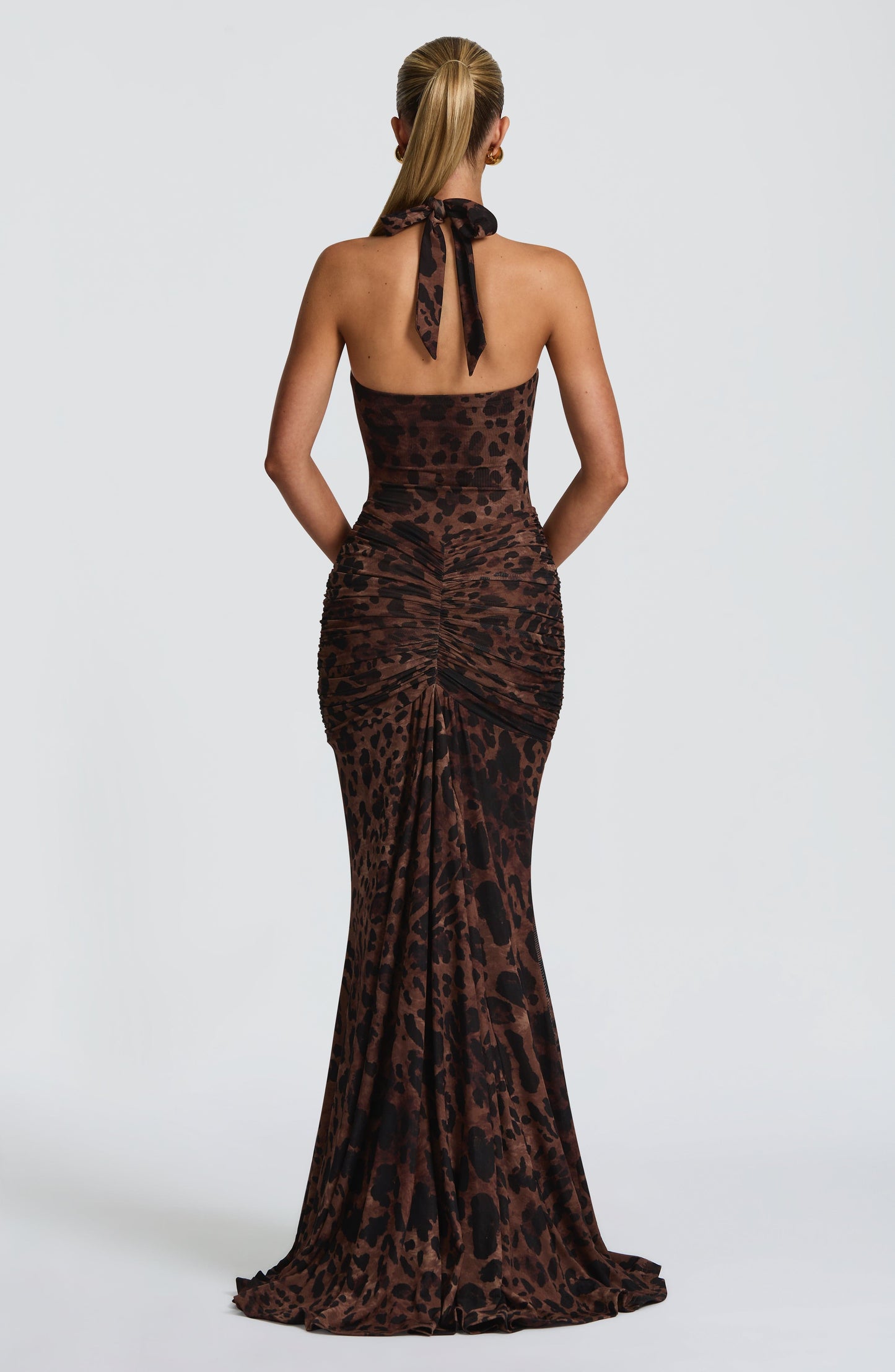 ROSETTA MAXI DRESS - LEOPARD PRINT