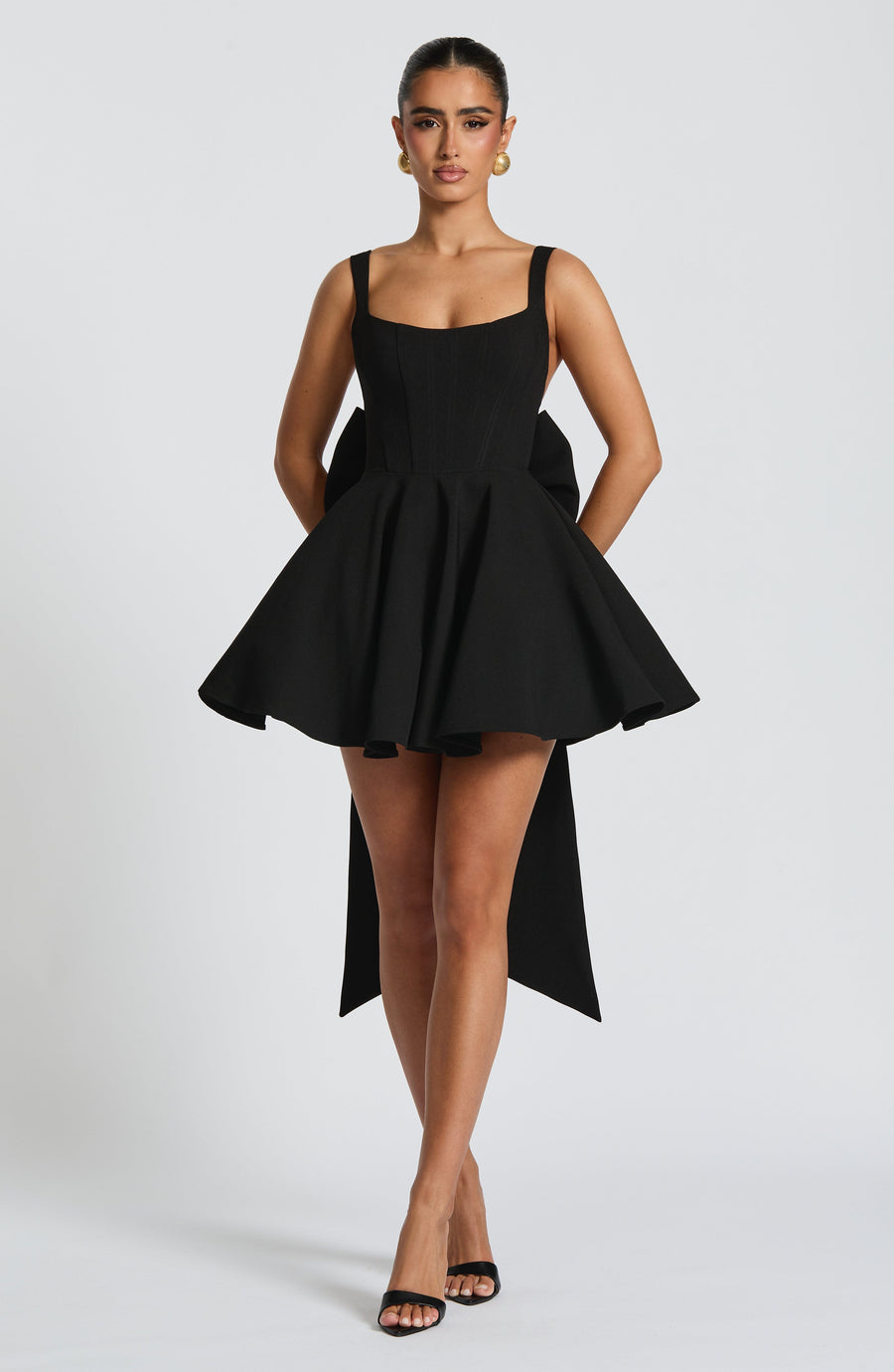 MINIVESTIDO RUE - NEGRO