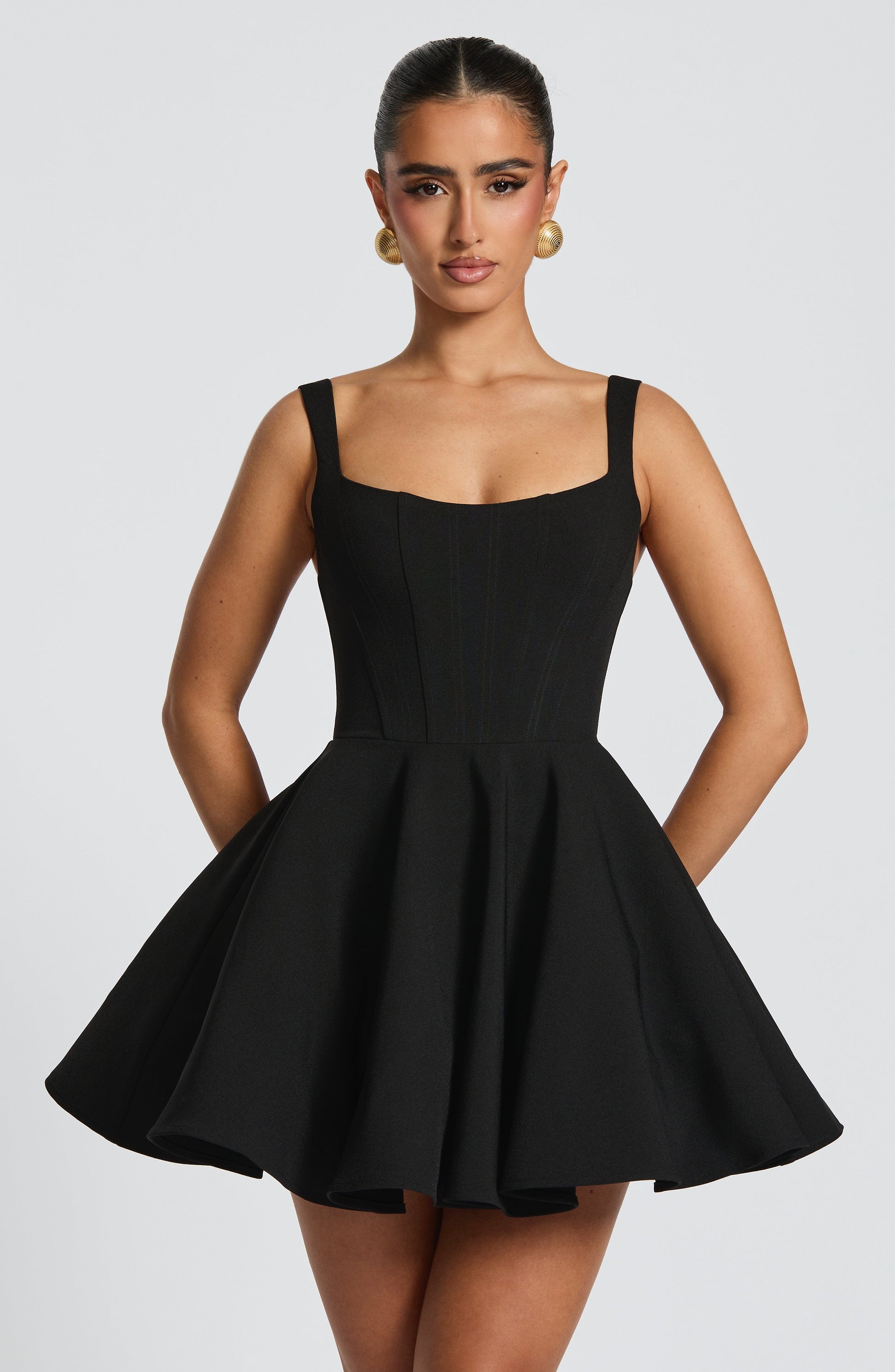 RUE MINI DRESS - BLACK