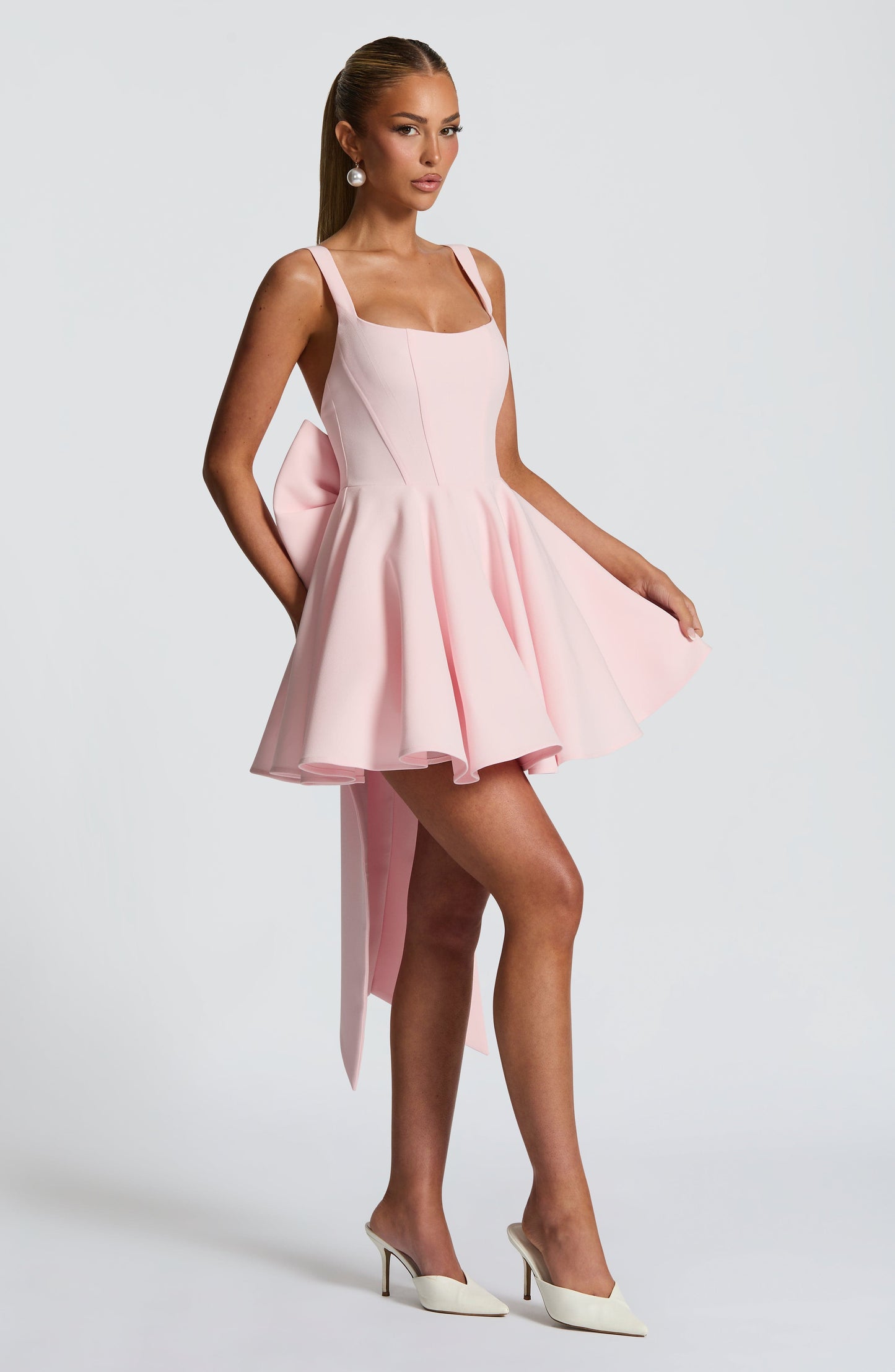 RUE MINI DRESS - BLUSH