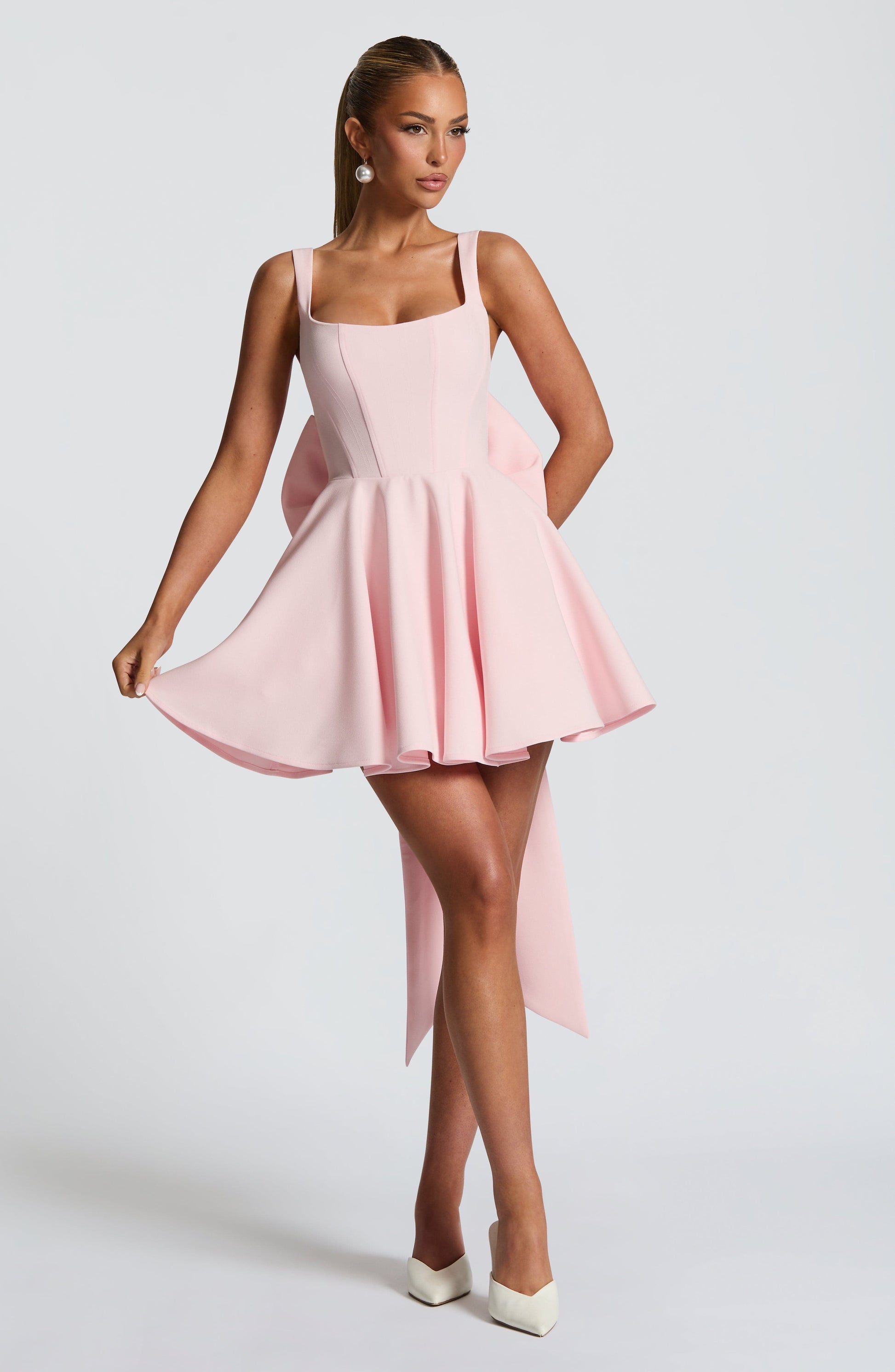 RUE MINI DRESS - BLUSH