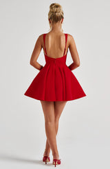 RUE MINI DRESS - RED