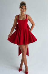 RUE MINI DRESS - RED
