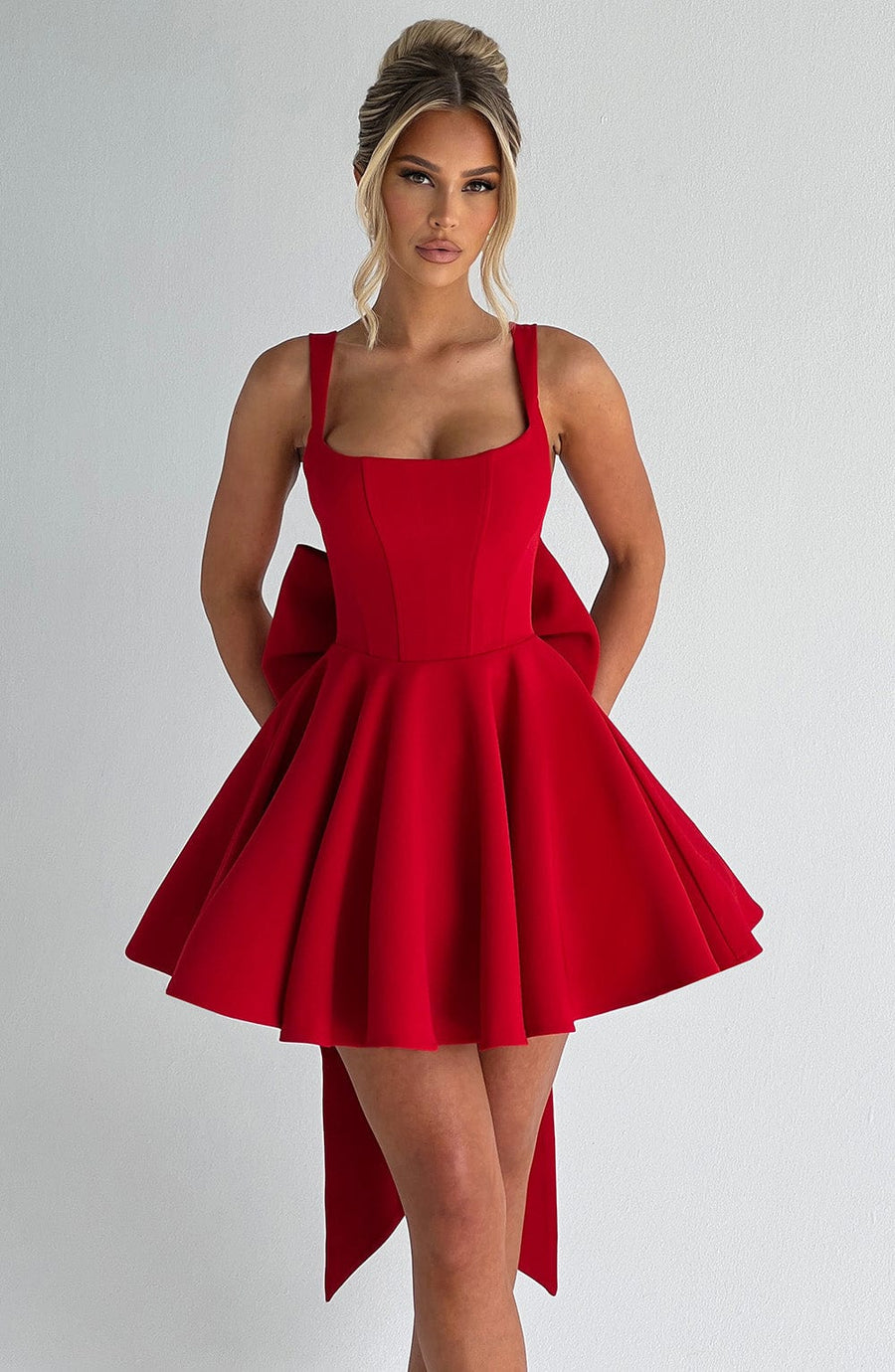 MINIVESTIDO RUE - ROJO