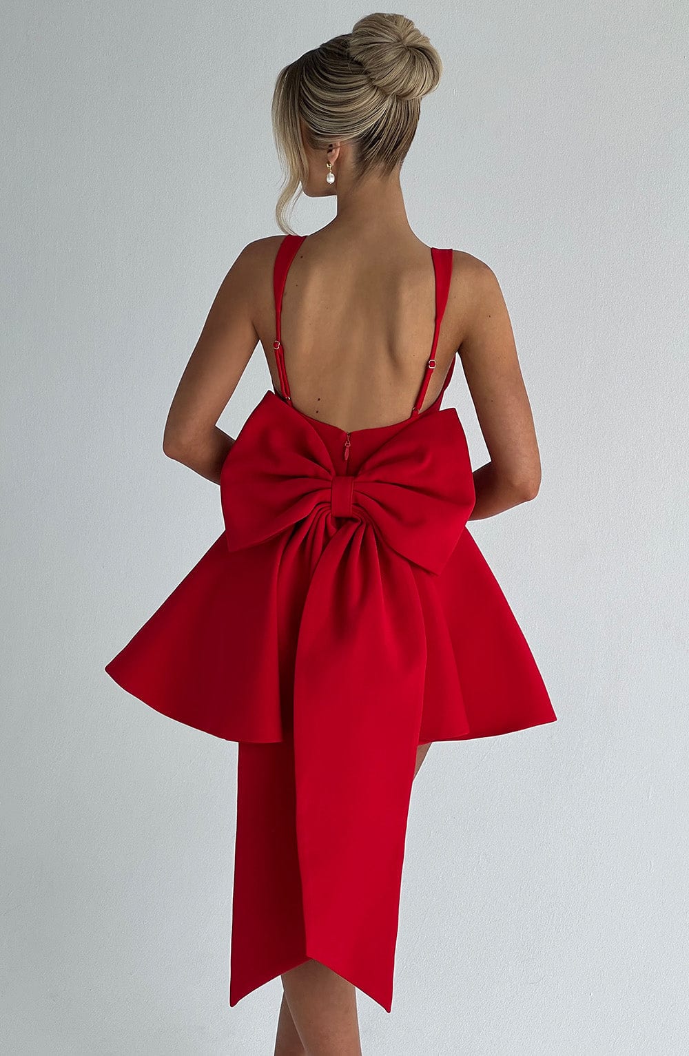 RUE MINI DRESS - RED
