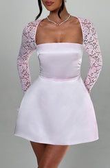 SADIE MINI DRESS - BLUSH