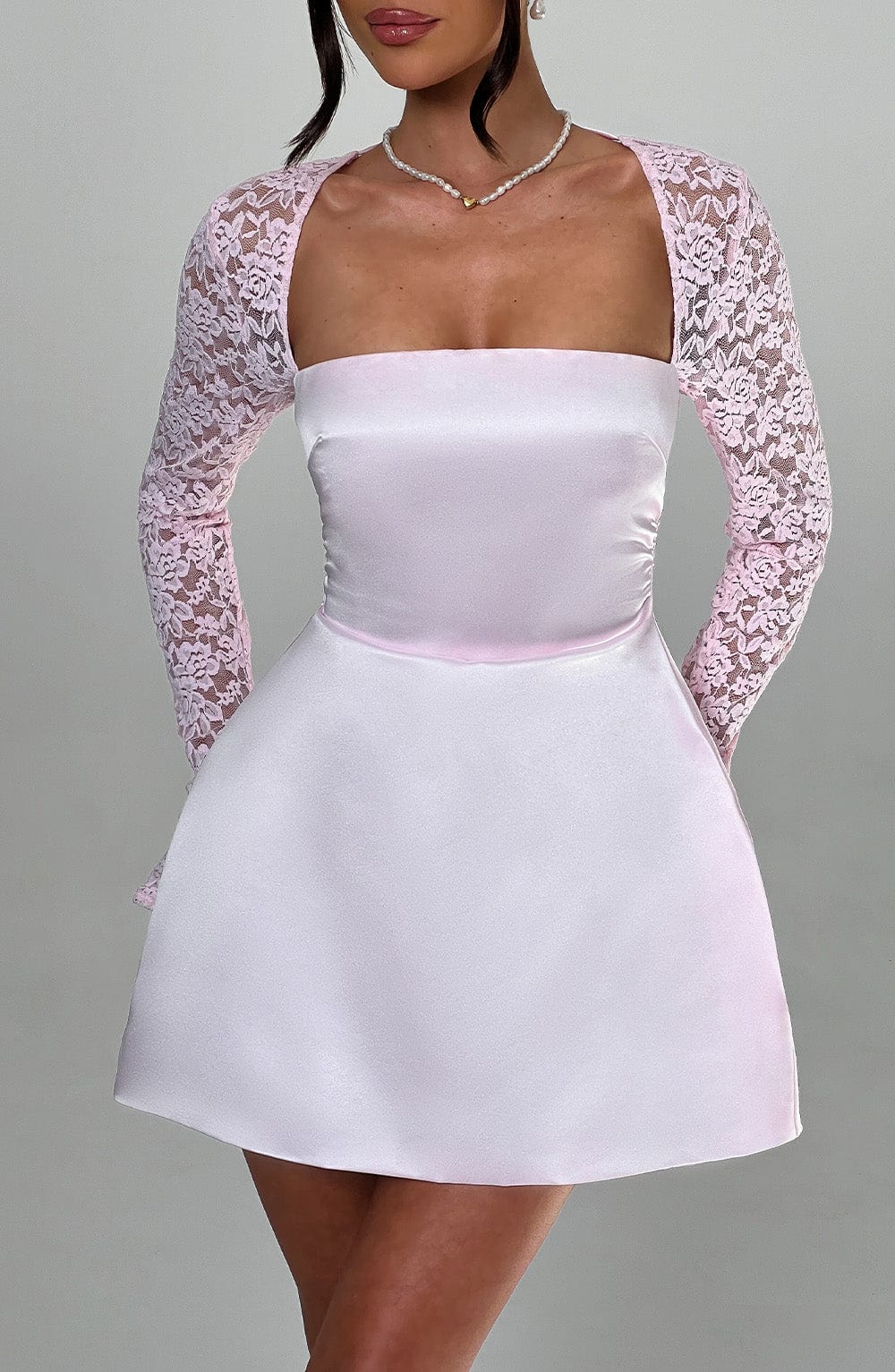 SADIE MINI DRESS - BLUSH